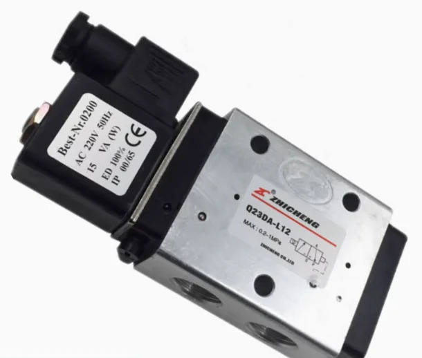 ZHICHENG 솔레노이드 밸브 Q25DA-L6 AC220V DC24V Q25DA-L12 Q23DA-L12 Q25D2A-L12