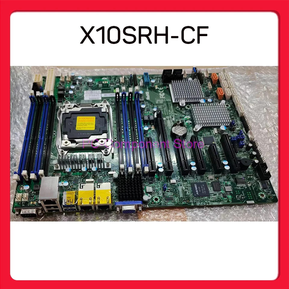 X10SRH-CF 슈퍼마이크로 서버 마더보드 E5-1600/2600 V3/V4 패밀리 프로세서ECC i350-AM2 듀얼 포트 GbE LAN LGA2011 DDR4
