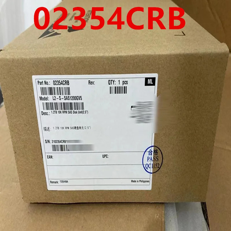 화웨이호환 2810 V5 5210 1.2TB SAS오리지널 하드 10000RPM 128MB 서버 HDD 02354CRB L2-S-SAS1200GV5 2.5 인치 신