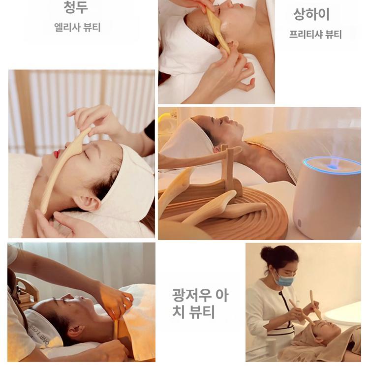 일본식 마사지스틱 우드 조각봉 사이프러스 편백나무 마사지봉 근육 노송나무 히노키 - 상세 이미지 2