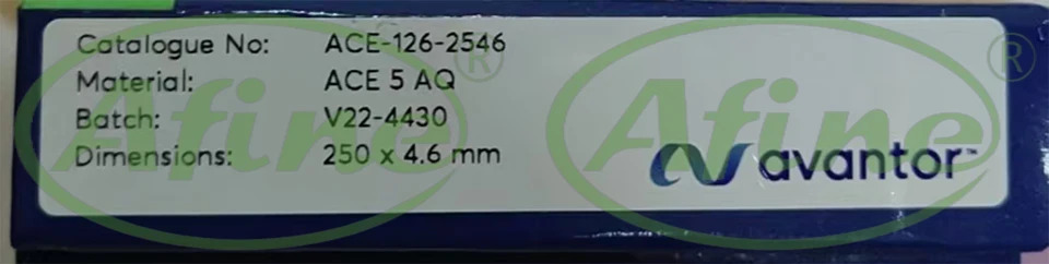AFINE ACE-126-2546 ACE 5 AQ 250X4.6mm