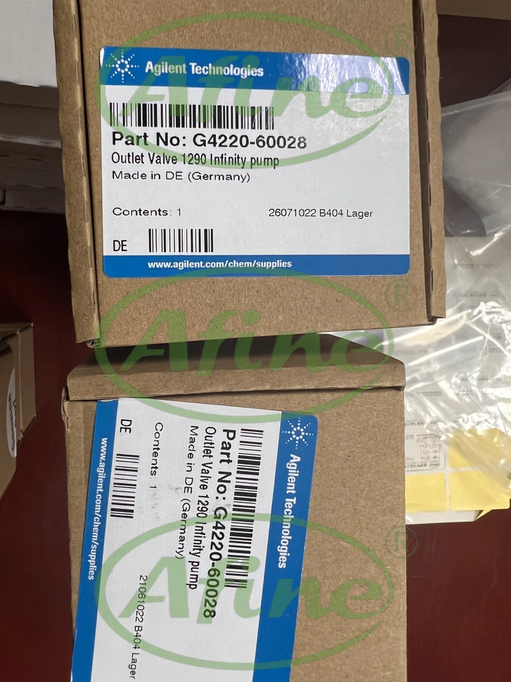 AFINE Agilent G4220-60028 배출구 밸브 통합 도장 1290 Infinity LC 펌프1300 bar