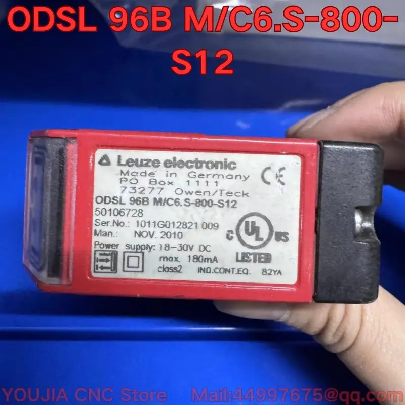ODSL 96B M/C6.S-800-S12 거리 측정 센서 기능 리퍼는 정상