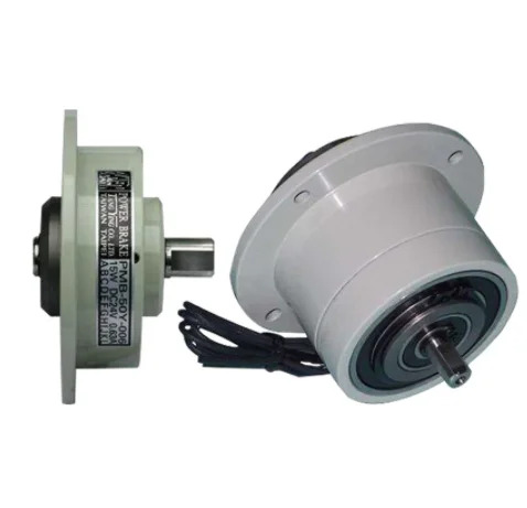 마이크로 마그네틱 파우더 클러치 단일 축 브레이크 PMB-0.55Nm 장력 컨트롤러 전자기 모터 24V