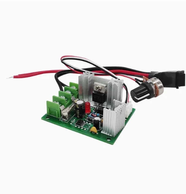 XINXIE DC 모터 속도 레귤레이터 12V24V 컨트롤러 정방향 역방향 이제어 가변 소형 PWM 드라이버