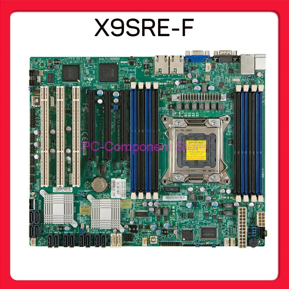 Supermicro 서버 마더보드 E5-2600/1600 v1/v2 군 LGA2011 DDR3 3 PCI-X 133/100X9SRE-F