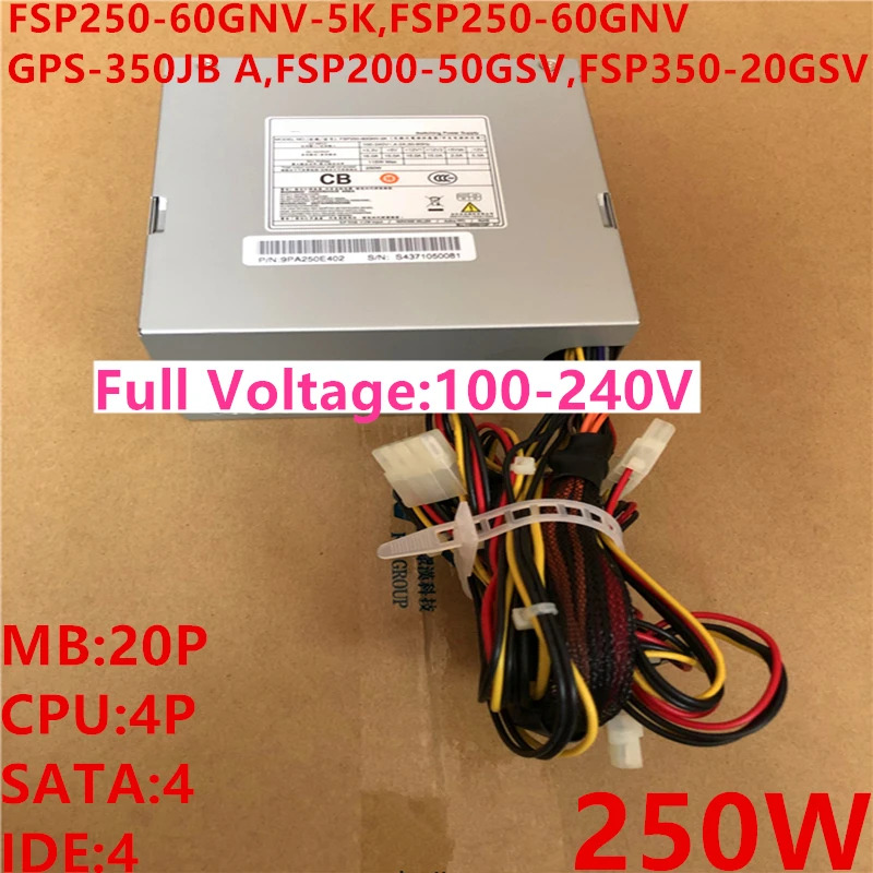 행커PSU Dahua DVR NVR 250W 전원공급장치 FSP250-60GNV-5K GPS-350JB A FSP200-50GSV FSP200-50HSV FSP350-20GSV
