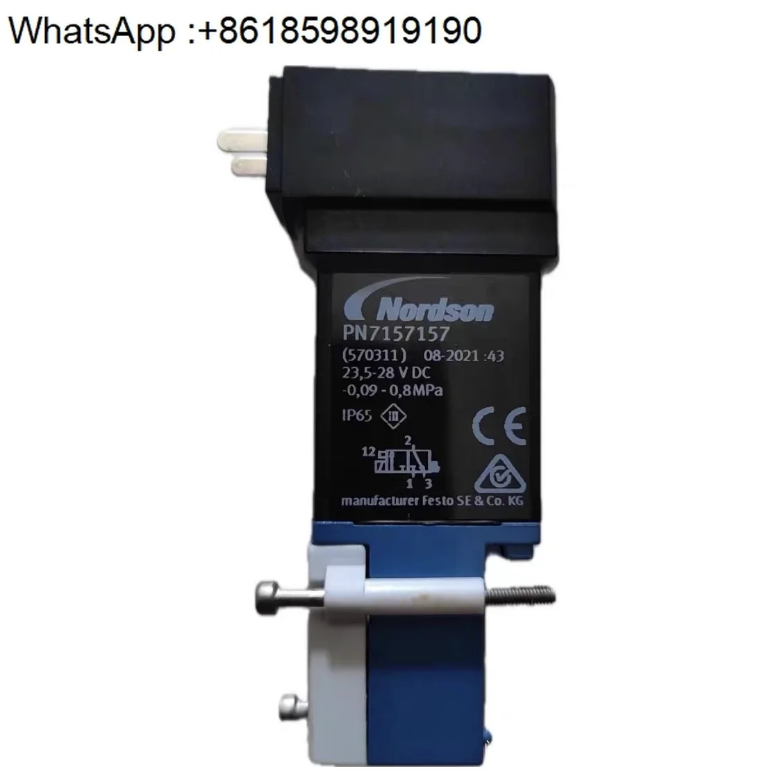 Nordson 솔레노이드 밸브 PN7157157 멜트 기계 7157157 460246