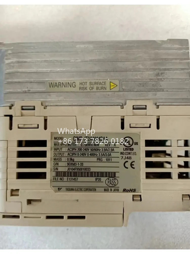 CIMR-JT2A0004BAA 리퍼 J1000 인버터 0.75kW/0.4kW 기능 ok