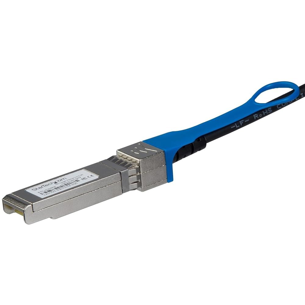 StarTech. com HPE JD095C 호환 .65m A5500 직접 미니 GBIC/트랜시버 저전력 연결 DAC 구리 파이어파워 SFP+ to Twinax - 10GbE 패시 - 상품 이미지