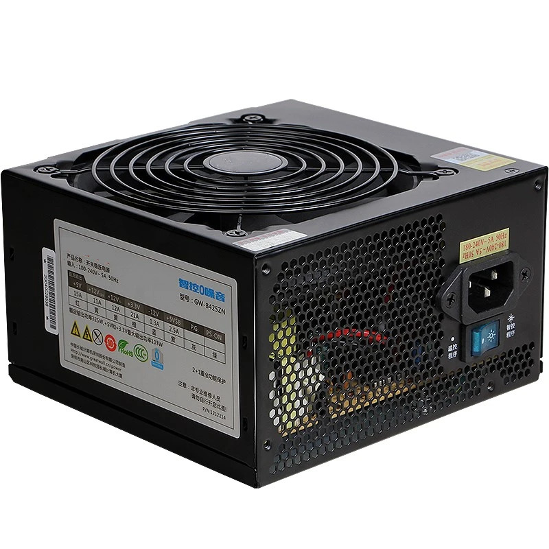 만리장성PC PSU 저소음 전원공급장치 325W 피크 4 25W GW-B425ZN 신