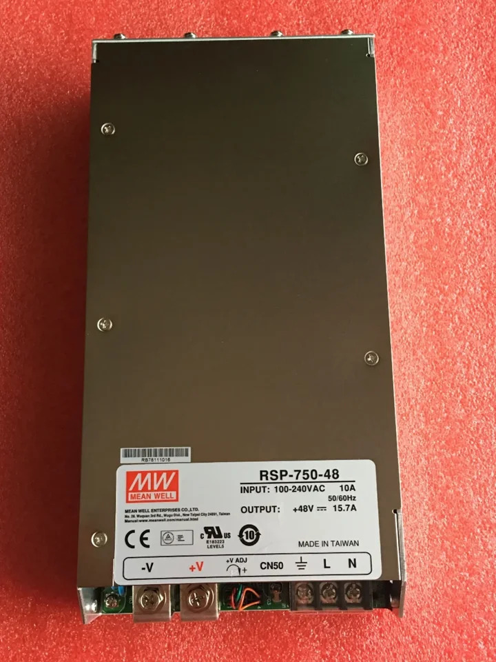 Mingwei RSP-750 스위칭 전원공급장치 SP/S초박형 55V 고전력 교체 24V 5V 12V 15 V 27/48
