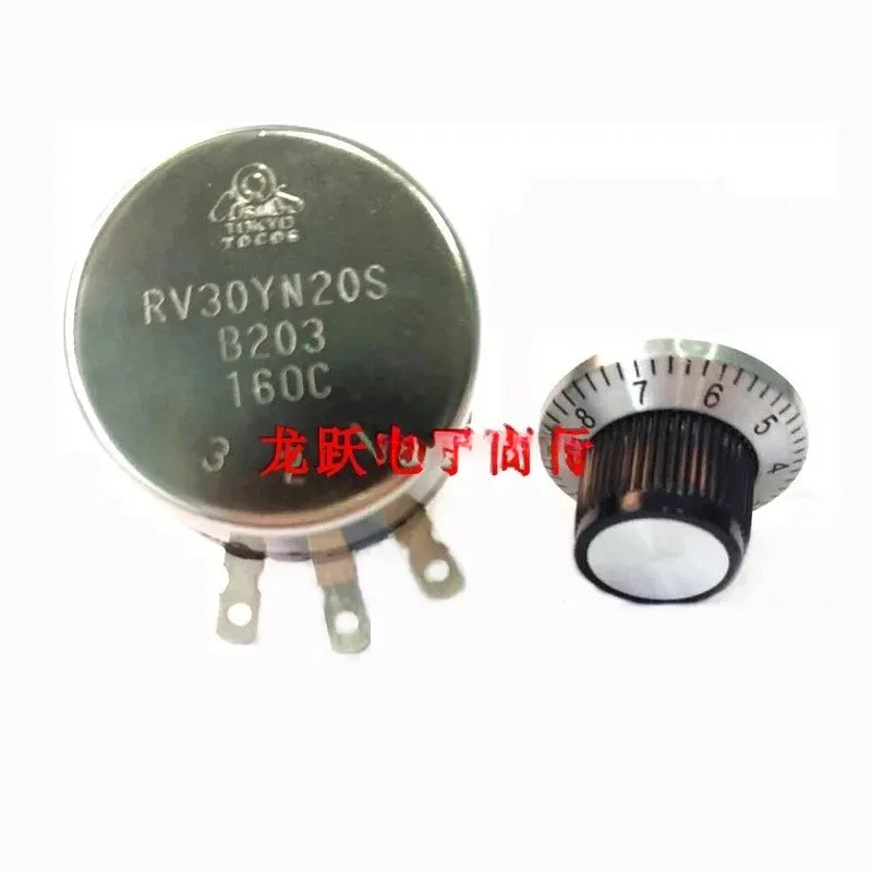 RV30YN20S 고전력 3W 단일 코일 가변 전위차계 주파수 기계 속도 제어 저항 측정기