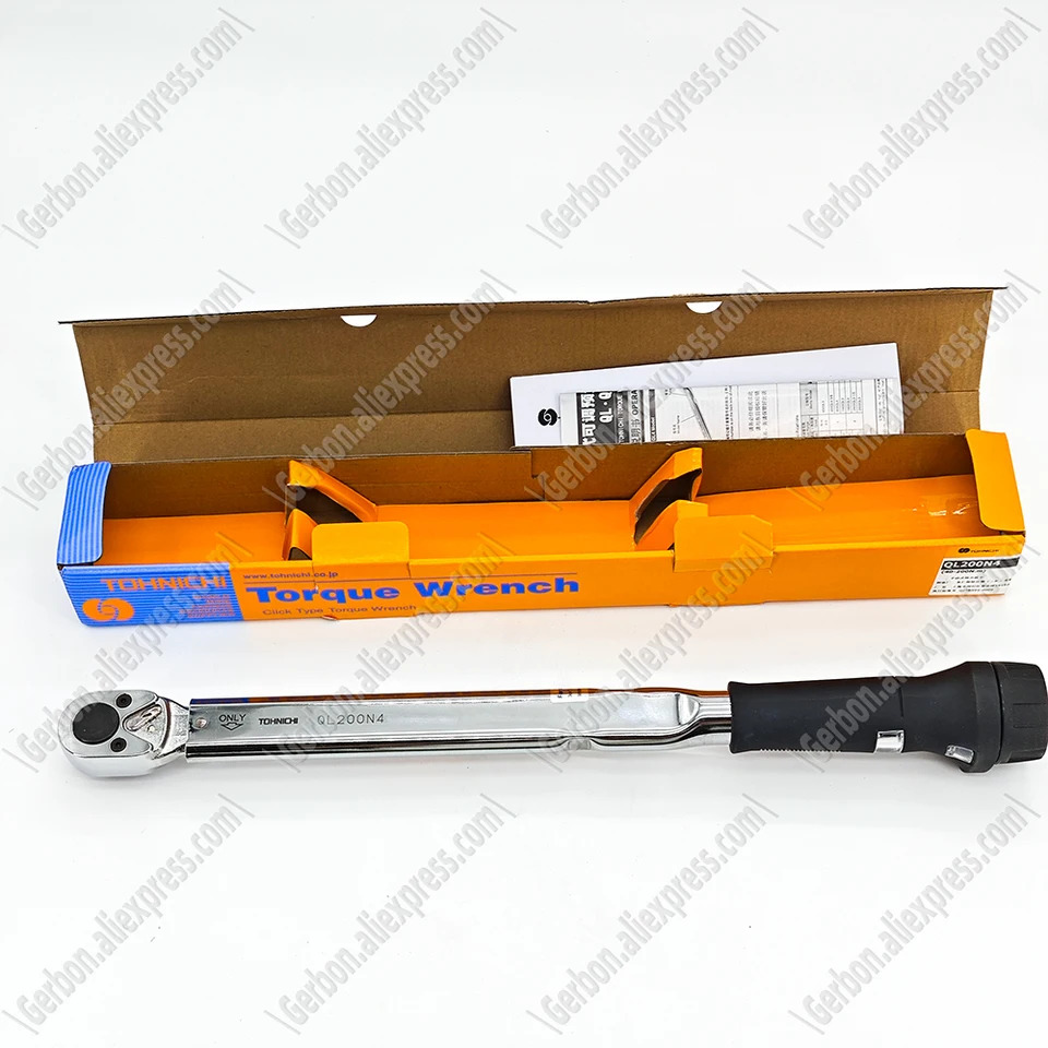 TOHNICHI QL200N4 래칫 헤드 타입 조절식 토크 렌치 40-200N.m 2N.m 1/2 인치 스퀘어 드라이브 신