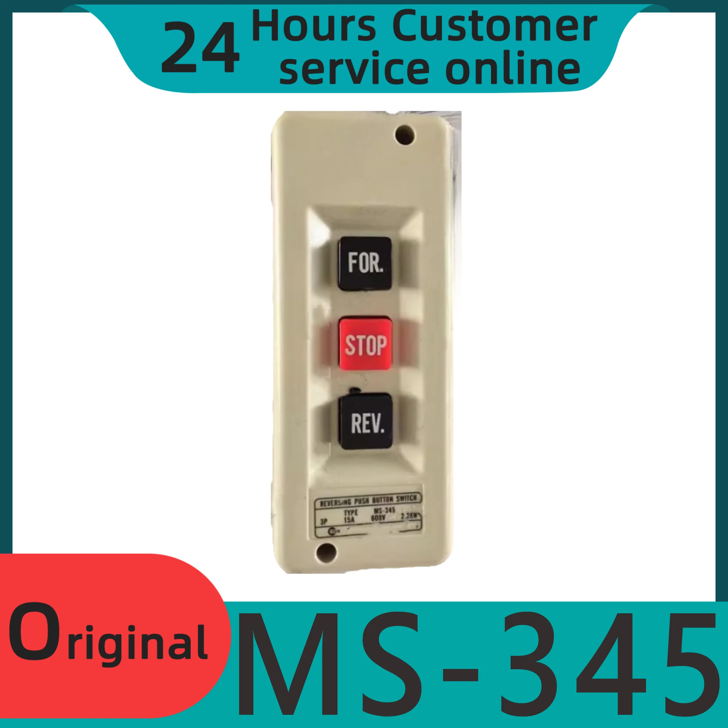 오리지널 정방향 역방향 전원 버클 스위치 MS-3453P 15A 600VAC 2.2KW