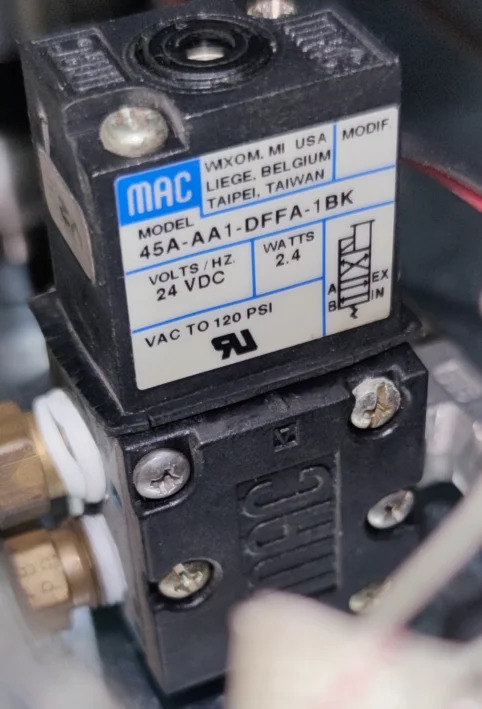 US MAC 솔레노이드 밸브 납품 DDAJ-1PA 45A-AA1-DFFA-1BK