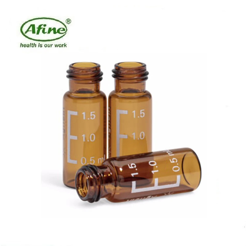 AFINE Agilent 앰버 스크류 탑 바이알 캡 5188-6535 인증 100/pk 2 mL