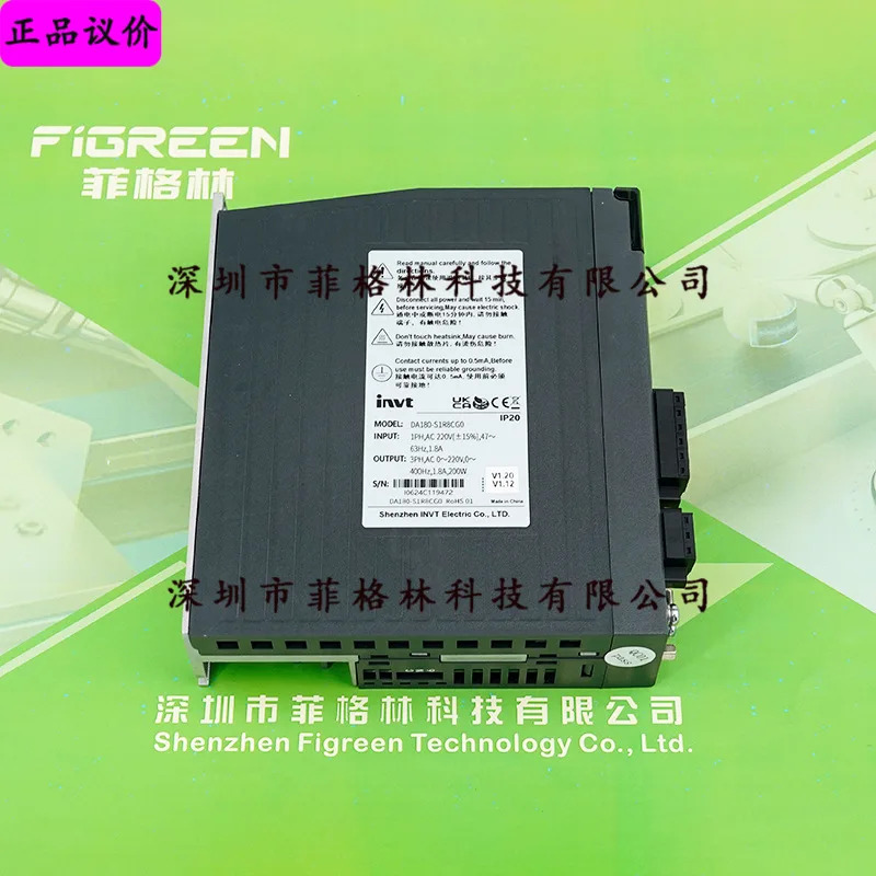 우선 DA180A-C-6R0-S-2DA180-S1R8CG0 INVT 서보 드라이브