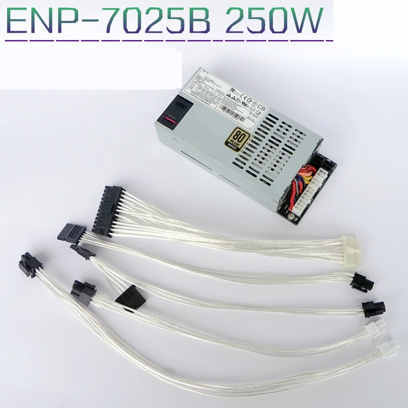 풀 모듈식 PSU 80 플러스 브론즈 플렉스 소형 1U K39 250W 전원공급장치 ENP-7025B ENP 7025B 신