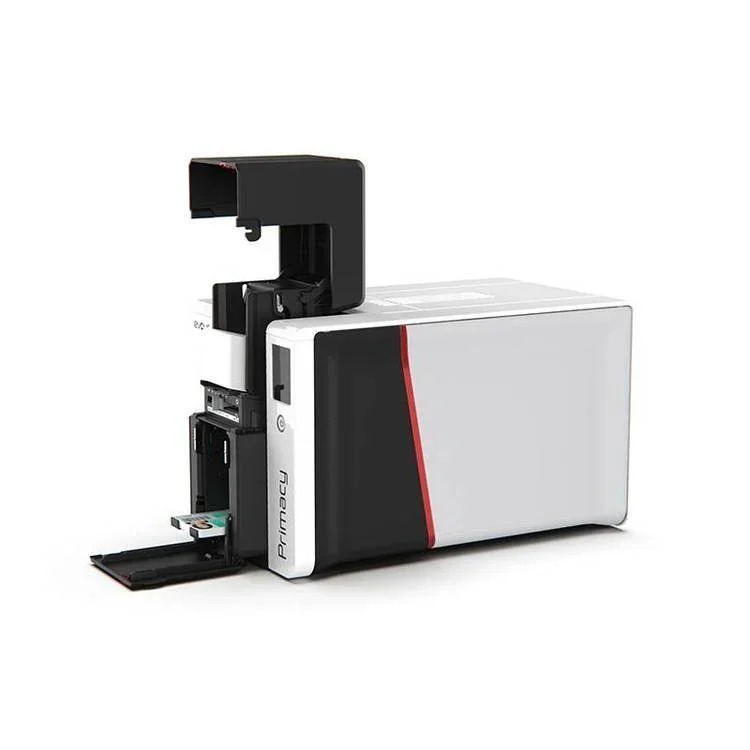양면 플라스틱 PVC 신분증 프린터 단면 카드 Evolis Primacy 2 신