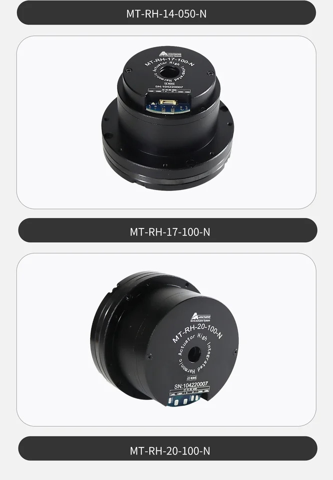 MT-RH-32-80-N 팔 적고정밀 고토크 고조파 기어드 모터 감속기 BLDC 서보모터