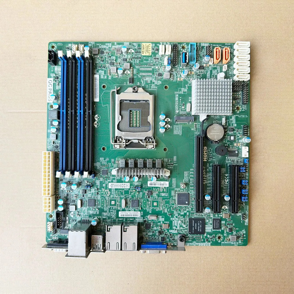슈퍼마이크로 단일 채널 서버 마더보드X11SSH-F C236 DDR4 LGA1151 듀얼 GbE LAN X11SSH-F