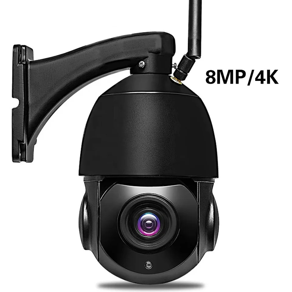 와이파이 보안 PTZ 카메라 CCTV 30X 줌 IP 8Mp 무선 4K 야외 시스템