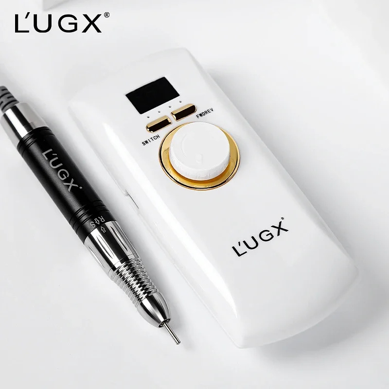 LUGX 휴대충전식 프로 네일 드릴 머신 아크릴 장비30000rpm