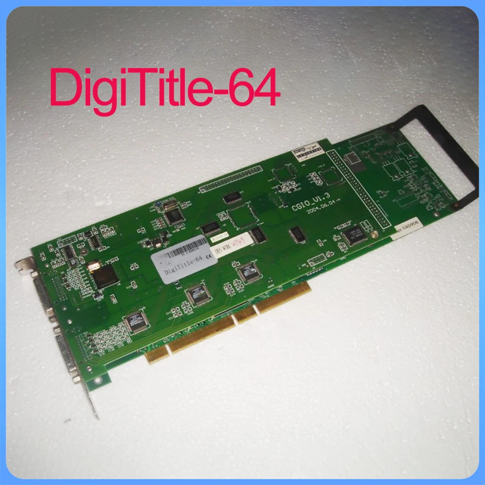 GDAYAN DigiTitle-64 디지털 듀얼 채널 자막 이미지 카드