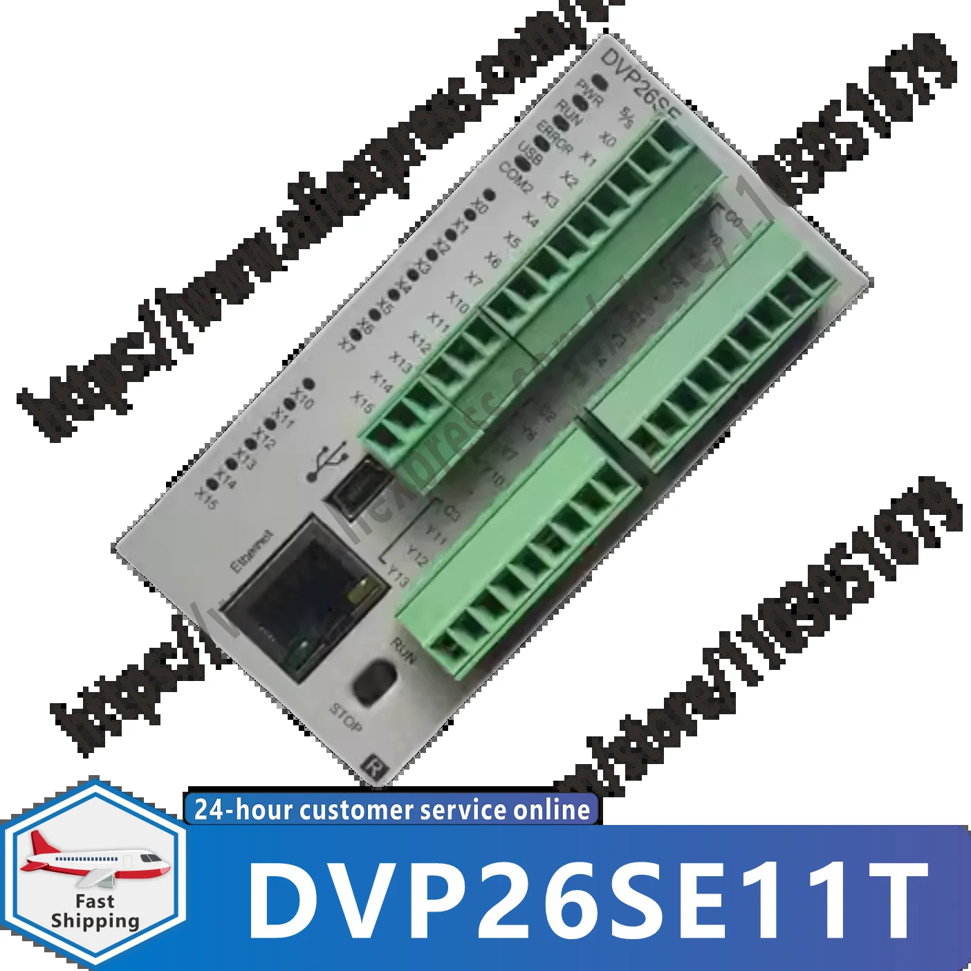 DVP26SE11T 오리지널 PLC 프로그래밍 컨트롤러