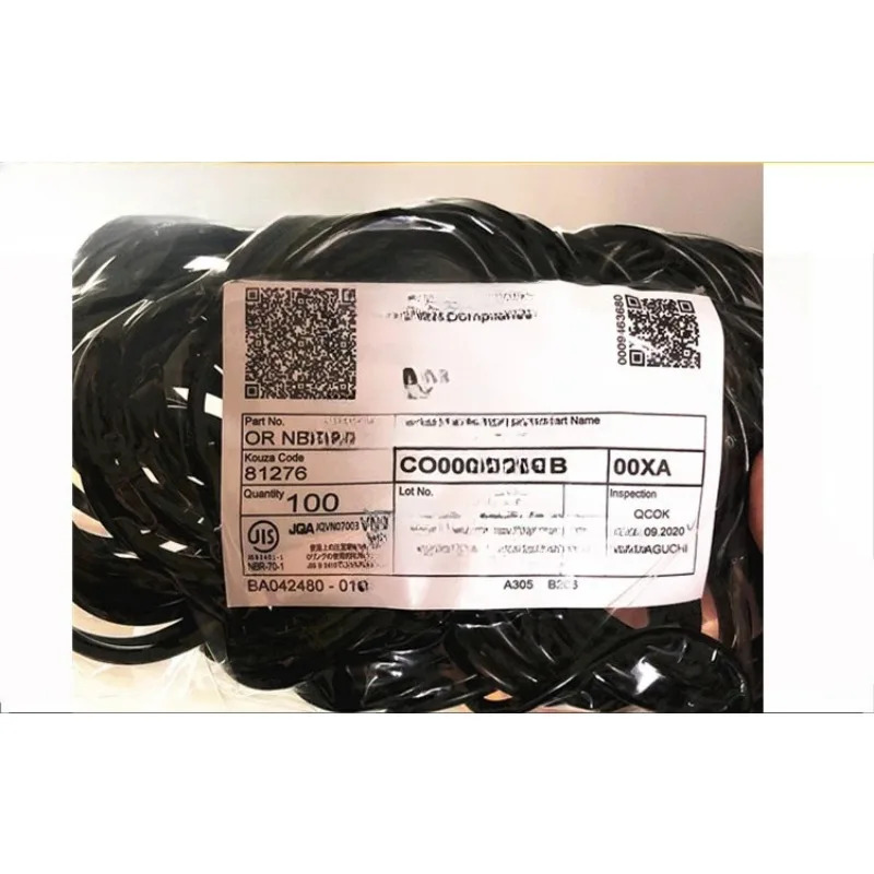 100 개 O-링 G25 G30 G35 G40 G45 G50 G55 G60 G65 x 3.1