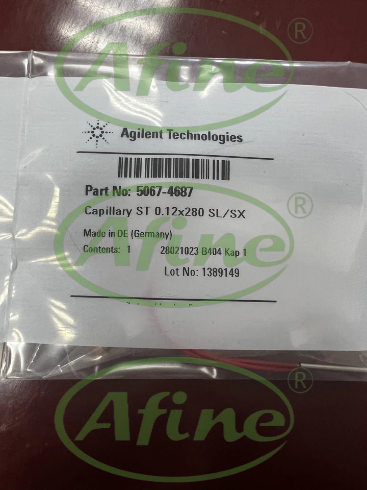 AFINE 애질런트 모세관 스테인리스 스틸 SL/SX ns/ps 5067-4687 0.12x280mm 5067-4650 0.12x150mm