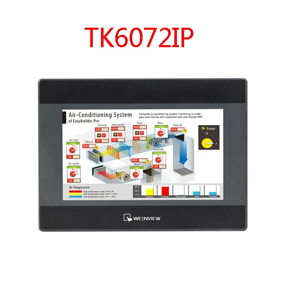 Weintek WEINVIEW TK6072IP 교체 HMI 터치 스크린 인터페이스 PLC 오리지널 신