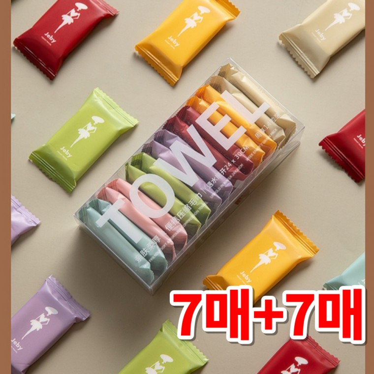 도모아 압축수건 일회용 페이스타올 코인 타올 여행 캠핑 야외활동 출장 출산 가방 준비물 휴대용 - 상품 이미지
