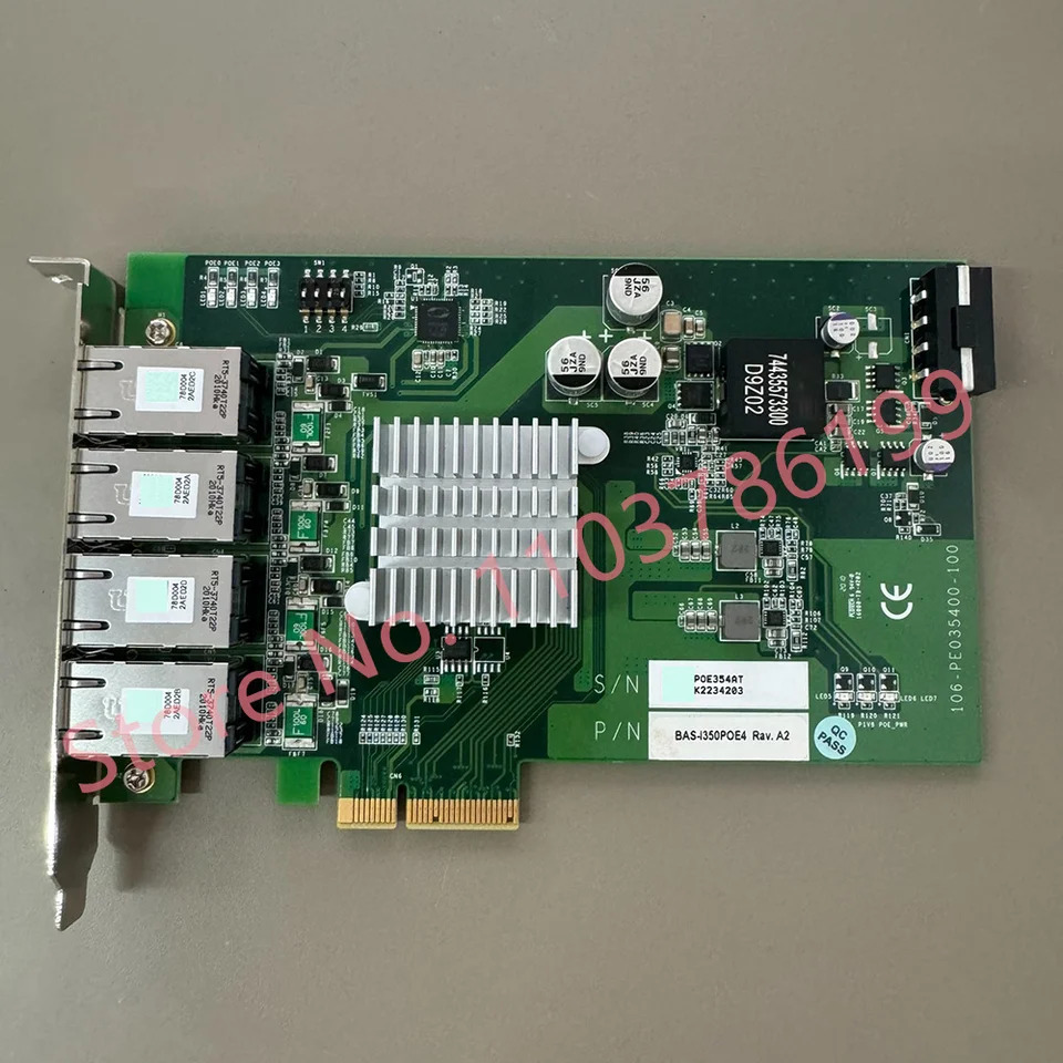 산업카메라 수집 카드 BAS-I350POE4 Rev.A2