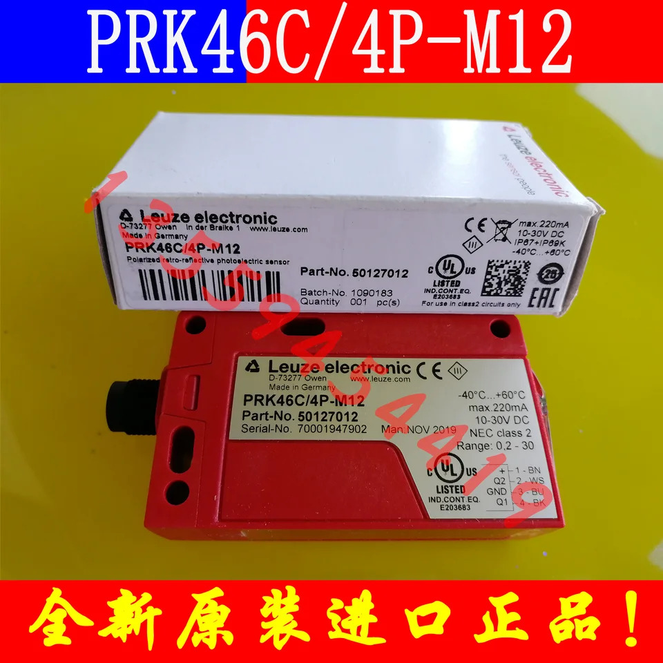 LEUZE 광전센서 PRK46C.1/4P-M 12 납품 50127015