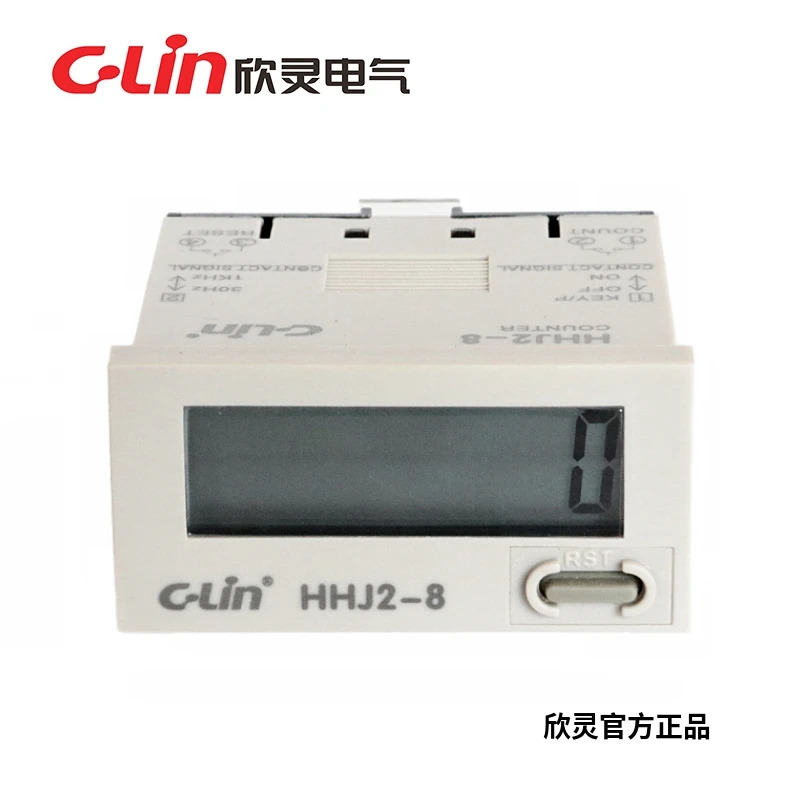 HHJ2-8H7EC 8비트 LCD 전압 없음 접촉 펄스 카운트