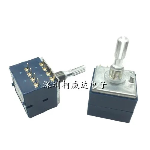 이볼륨 전위차계 RK27 50KA 100KA 8핀 25mm 플라워 샤프트