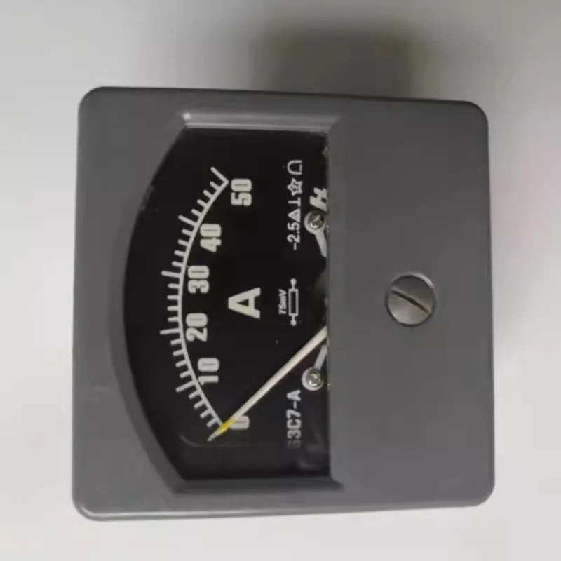 전류계 0-50A 포지티브 네거티브 50A DC 전류계.1PCS