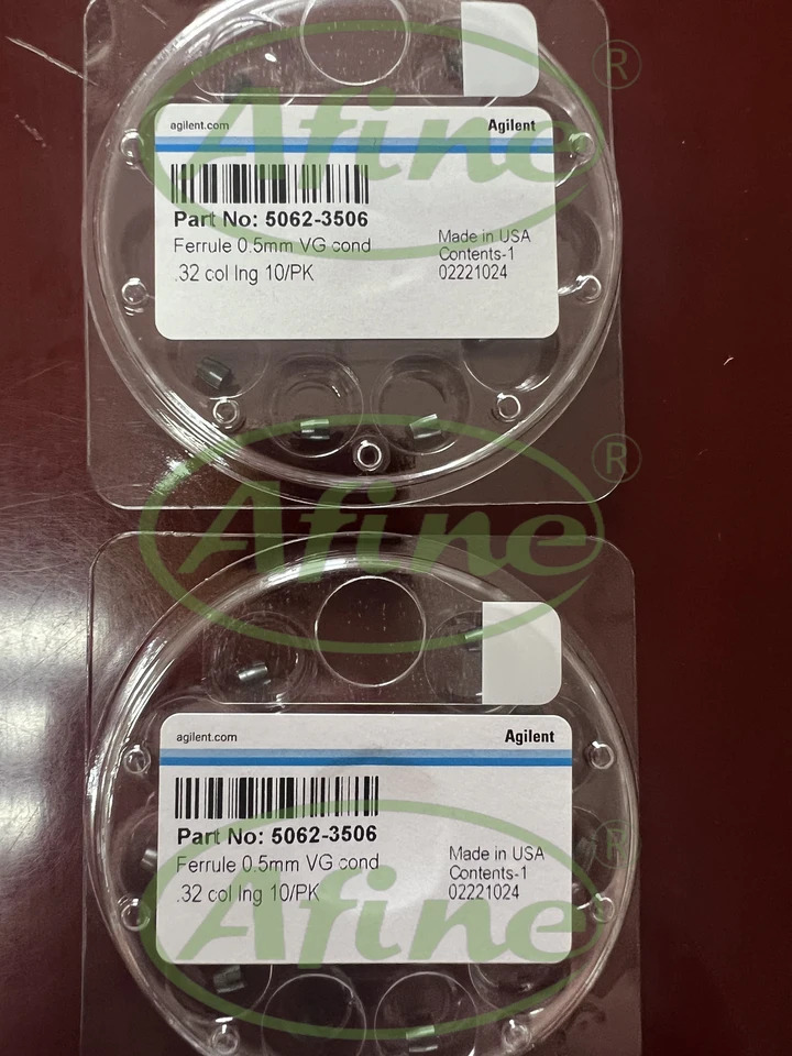 AFINE MSD 인터페이스15% 흑연 85% 베펠 0.32mm 컬럼 Agilent GC/MS 전송 라p/n 10/pk 5062-35060.5mm id