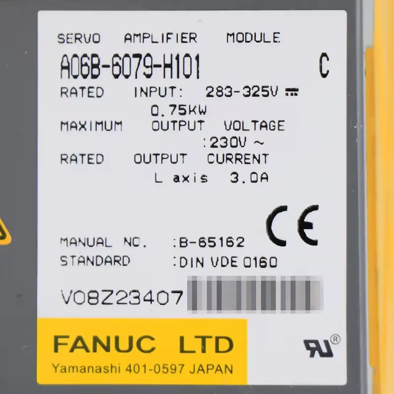 A06B-6079-H101 Fanuc 서보 증폭기 모듈 리퍼 완료 A06B6079H101
