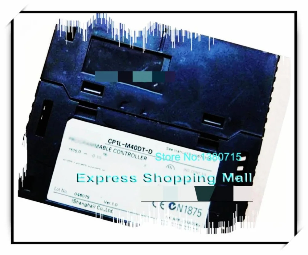 오리지널 CP1L-M40DT-D PLC 24DC 입력 24 포인트 트랜지스터 출력 16 신