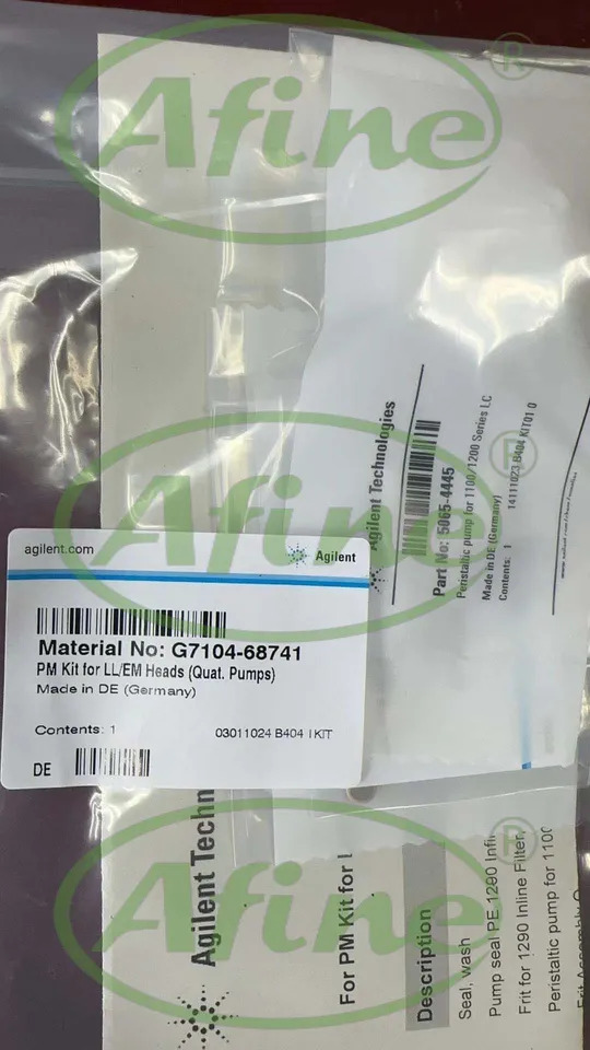 AFINE Agilent 펌프 키트 1260/1290 Infinity II 펌프G7104-68741 방지 도구