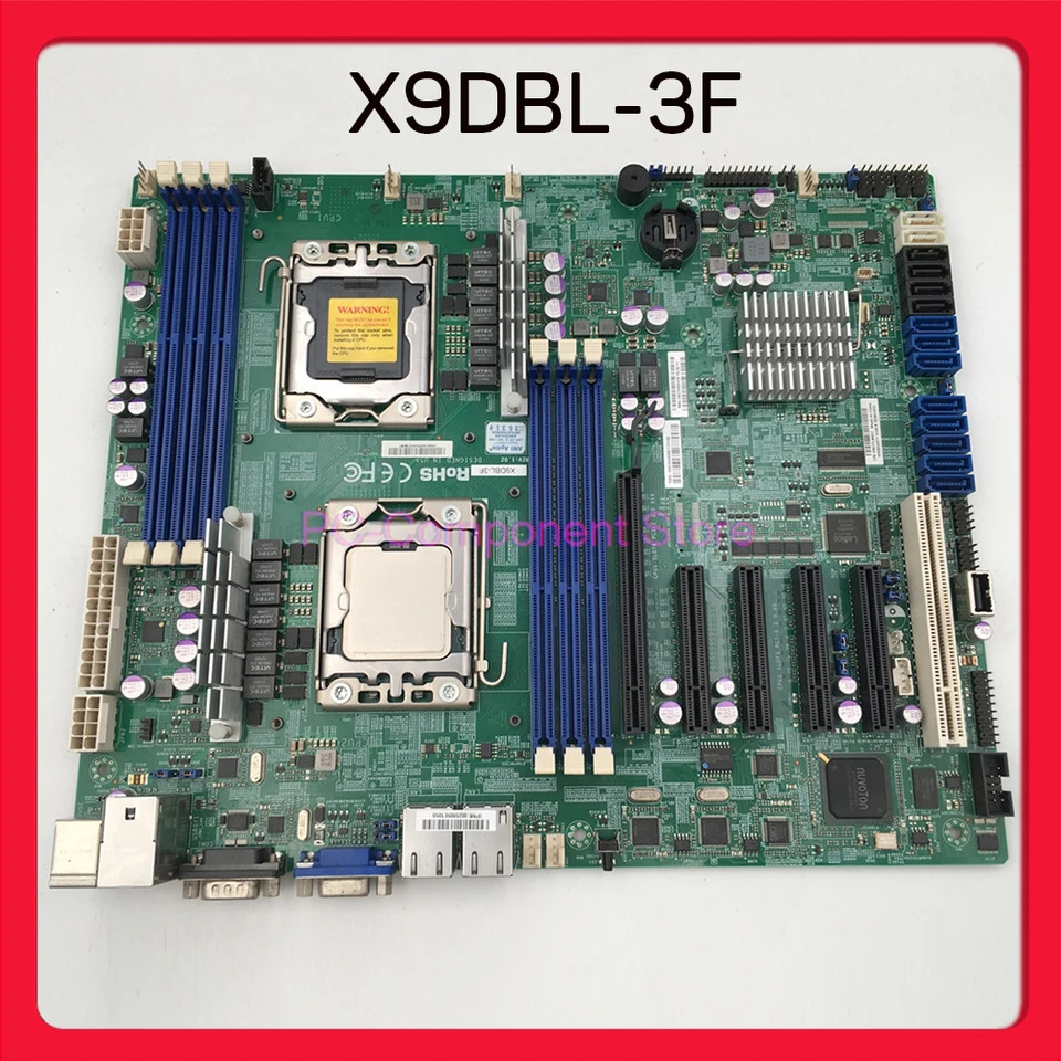 Supermicro 마더보드 LGA1356 지원 프로세서 E5-2400 V2 DDR3 통합 IPMI 2.0 전LAN X9DBL-3F가 포함된 KVM