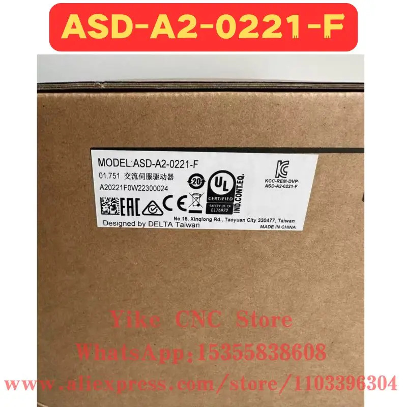 오리지널 ASD-A2-0221-F 서보 드라이브