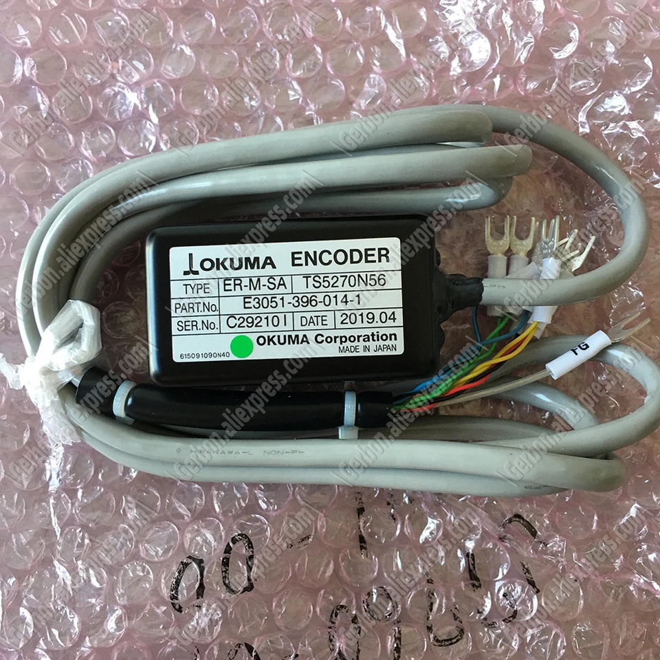 OKUMA 인코더 ER-M-SA TS5270N56 E3051-396-014-1 스핀들 속도 센서 모델 TS5270N156 E3051-396-014-2