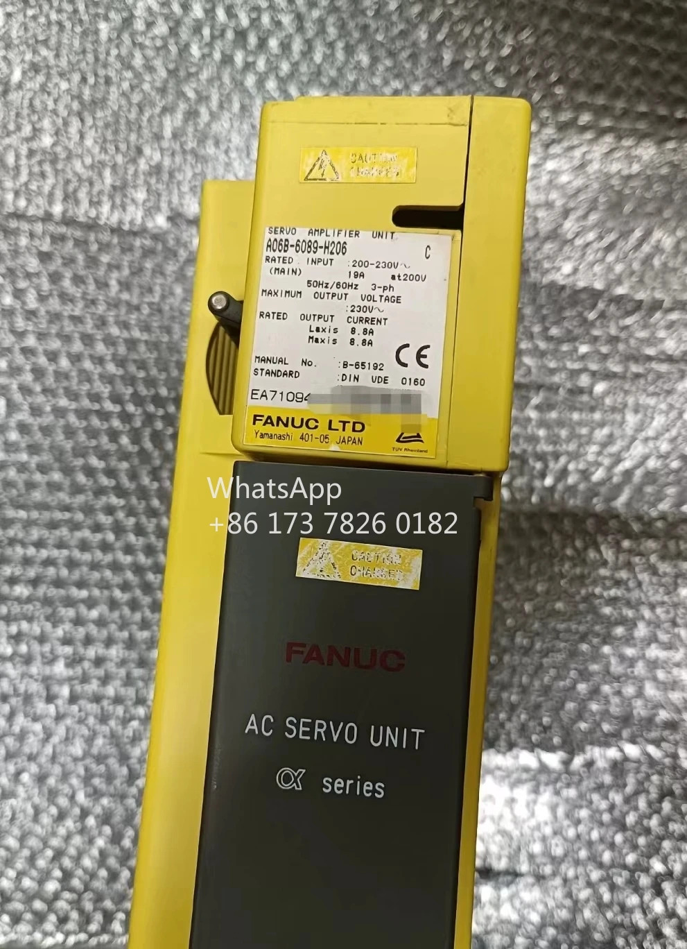 A06B-6089-H206 리퍼 드라이브 작동 기능 OK