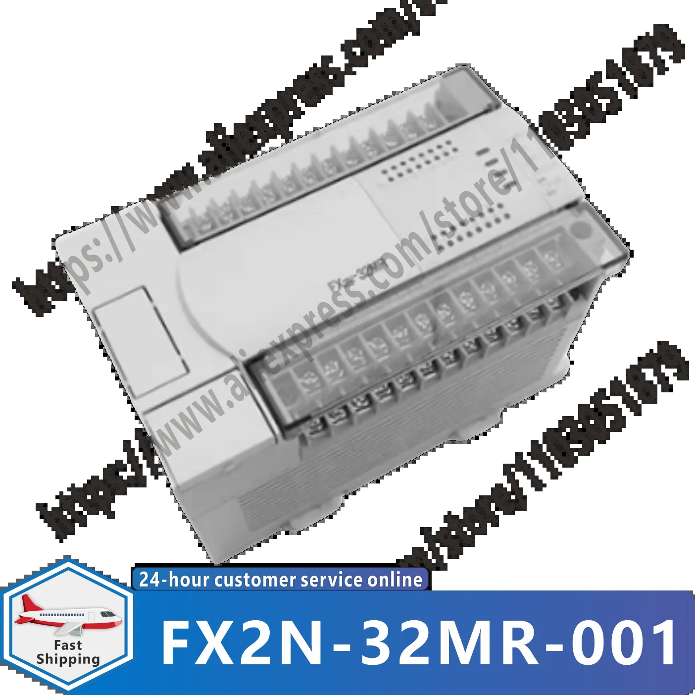 FX2N-32MR-001 FX2N-32MT-001 오리지널 PLC 프로그래밍 컨트롤러