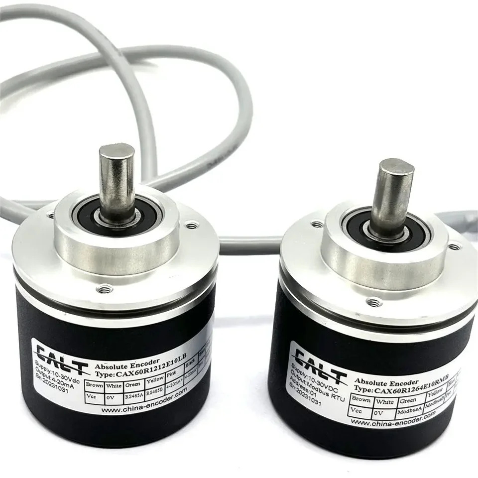 CALT 멀티 턴 프로피넷 이더넷 프로토콜 절대 회전 인코더 4096 해상도 CAX60R1212E10LB 마그네틱 12 비트