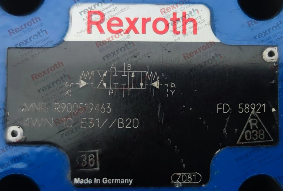 Rexroth R900519463 4WN10E3X/B20 4WN10E31/B20